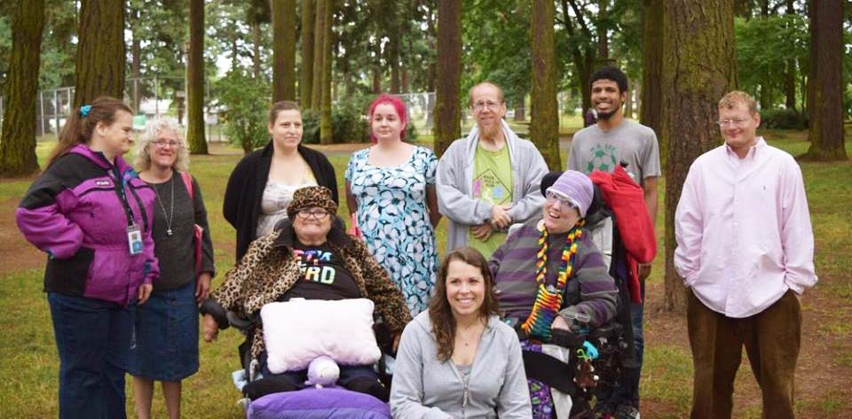 Self-advocates taking action group photo